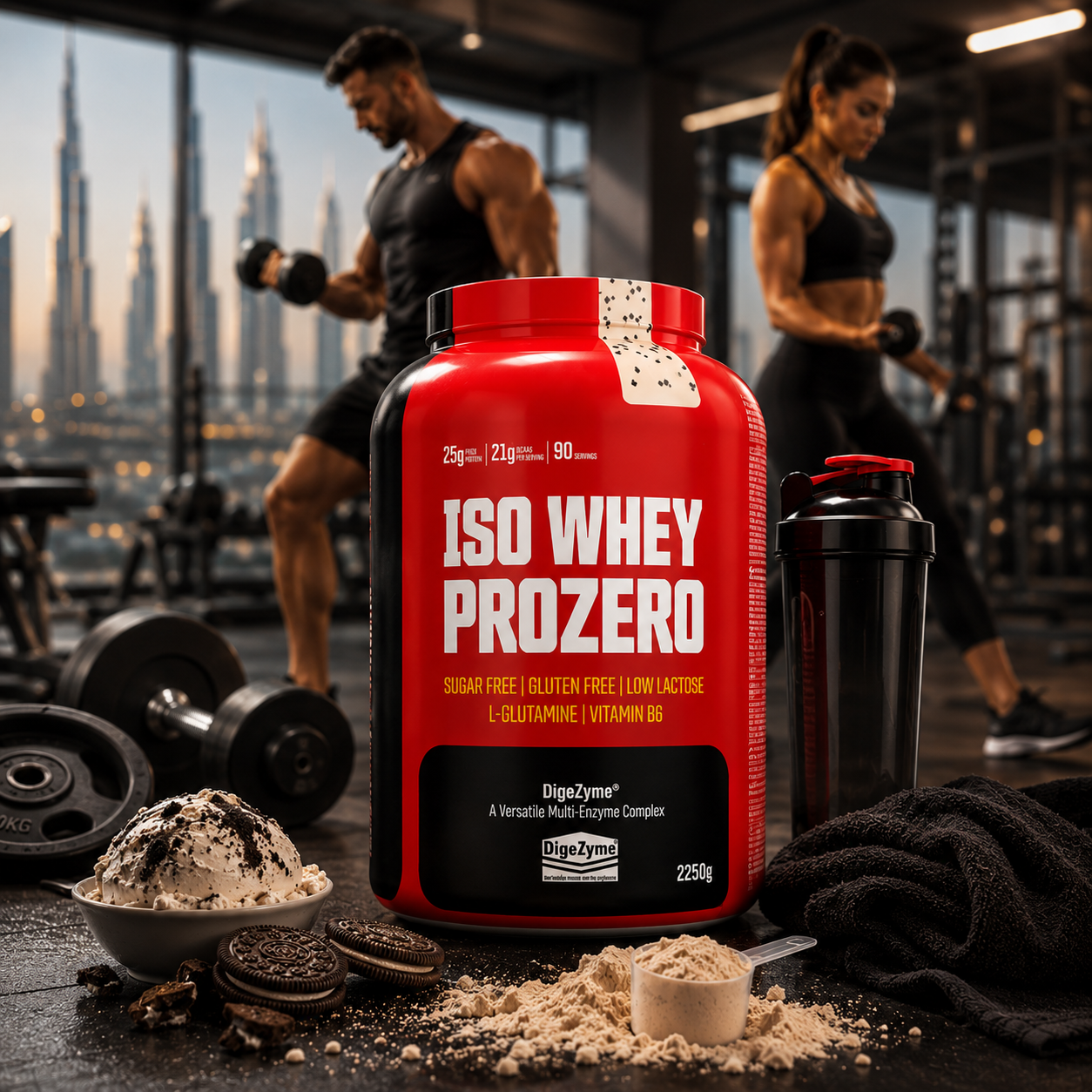 ISO Whey ProZero Cookies Cream 2250g Whey Protein Isolate NUTREND