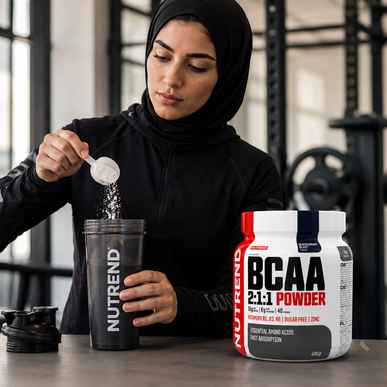 BCAA 2:1:1 Powder Blackcurrant Blast 400g Recovery Amino Acid Powder NUTREND