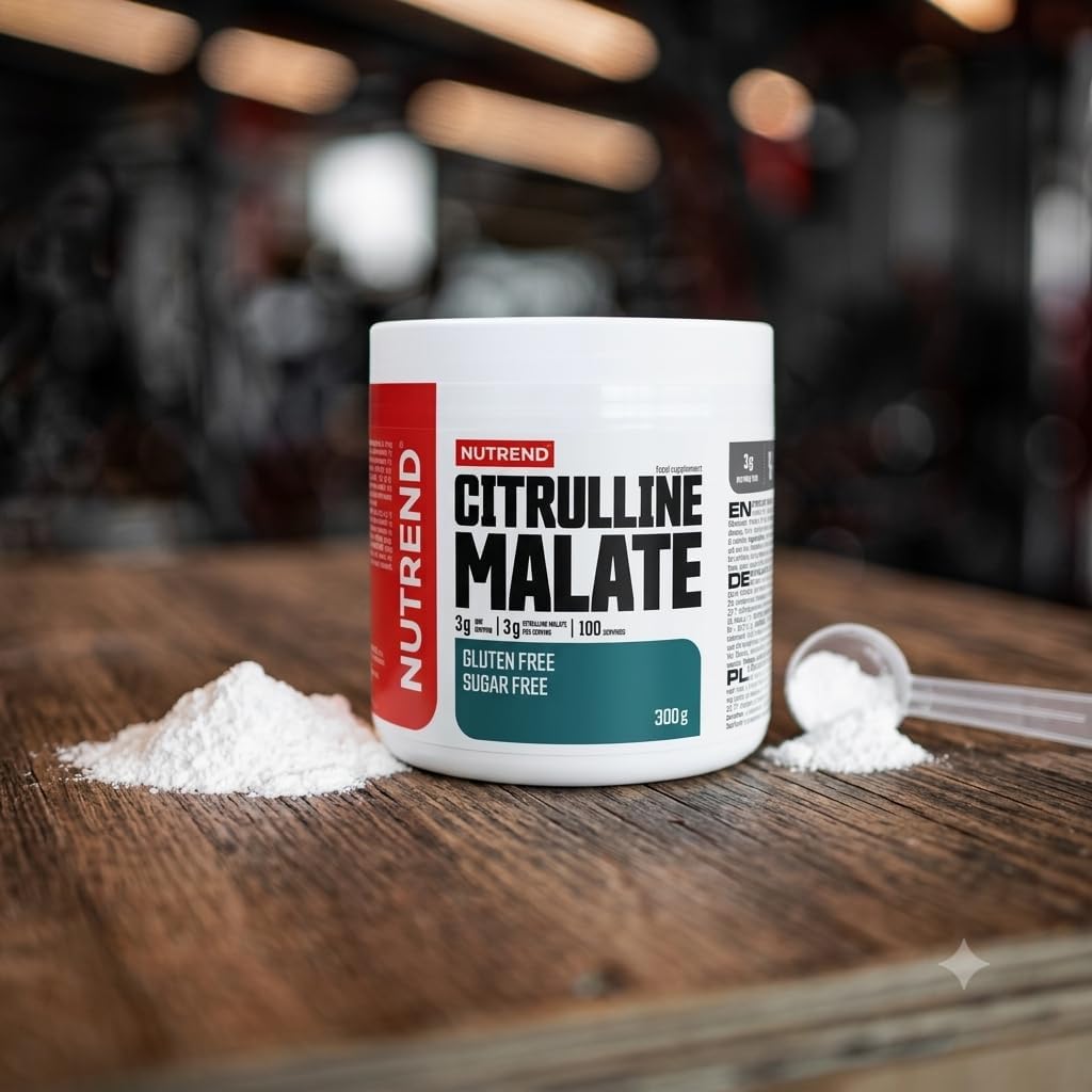 Nutrend Citrulline Malate 2:1 Unflavoured 300g – 3g Per Serving For Muscle Pump & Workout Performance