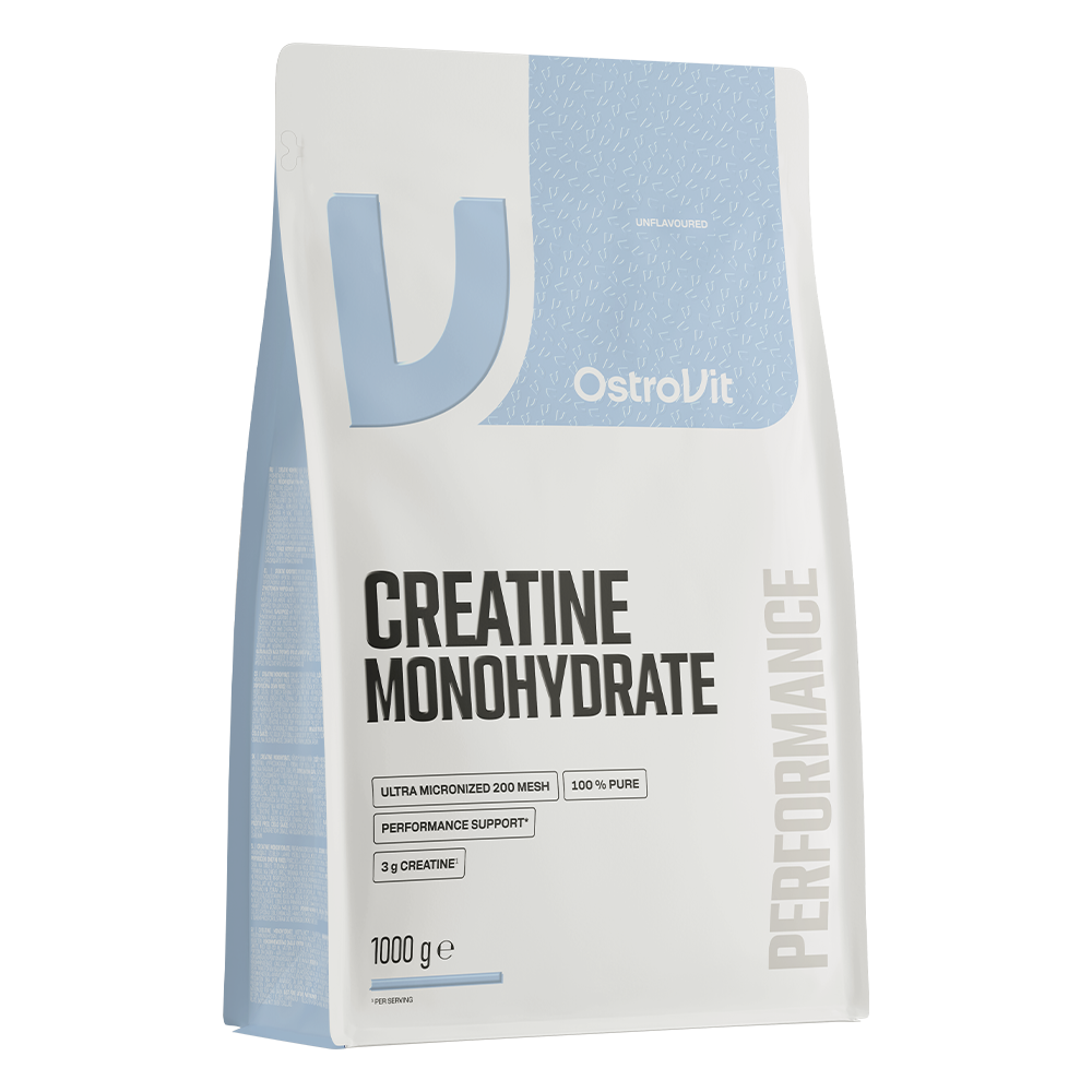 Ostrovit Creatine Monohydrate 1000g Natural – Supports Strength, Power & High-intensity Performance