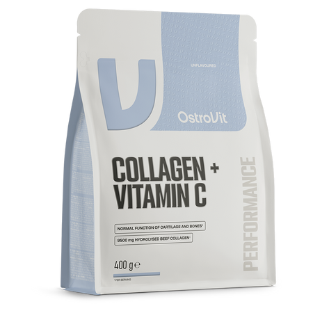 Ostrovit Collagen + Vitamin C 400g Natural – Supports Skin, Cartilage & Bone Collagen Formation