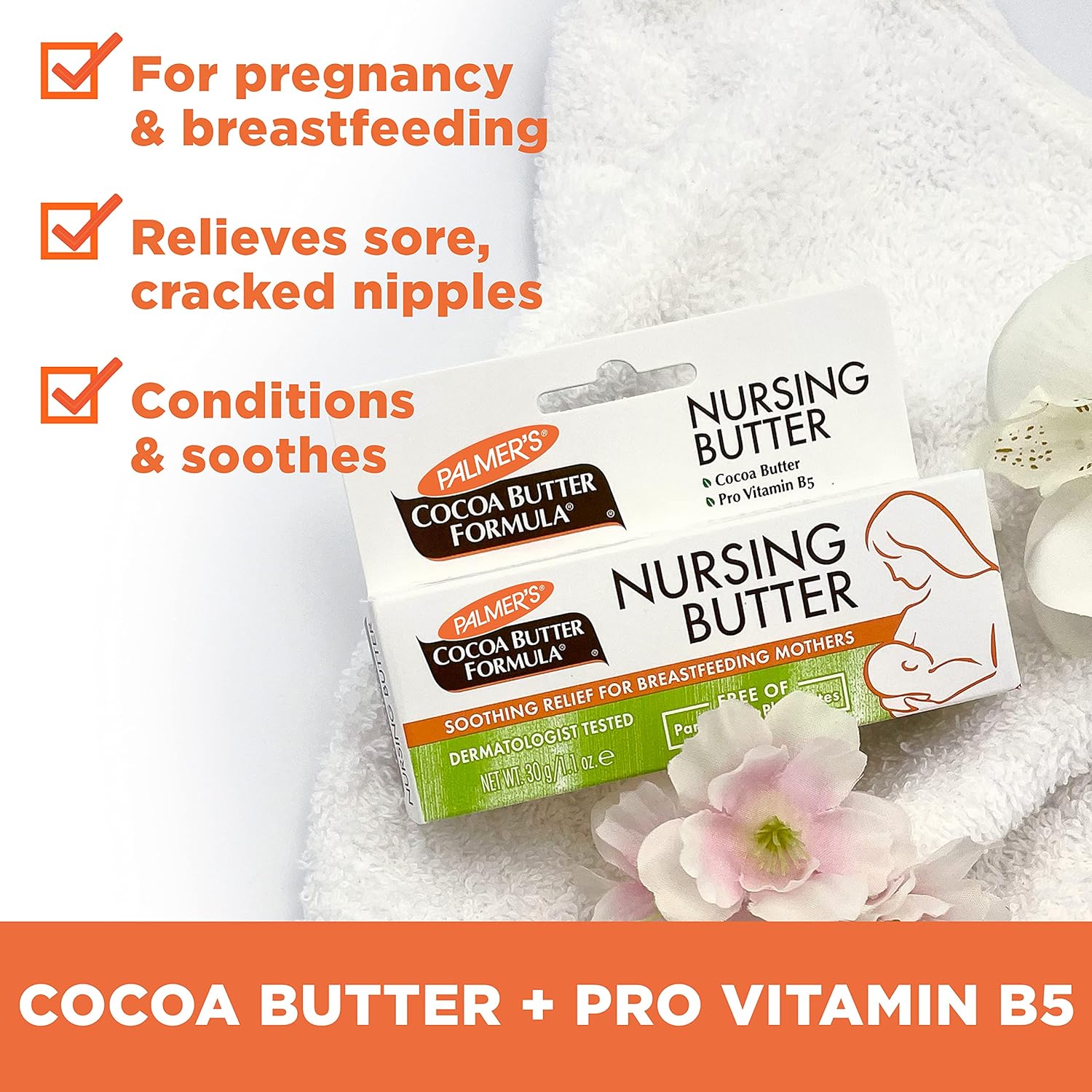 Palmer's Cocoa Butter Formula Nursing Butter For Sore Nipples 30g
