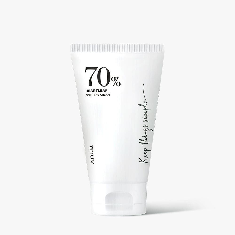 Anua Heartleaf 70% Soothing Cream 100ml For Calming, Hydration & Skin Barrier Repair