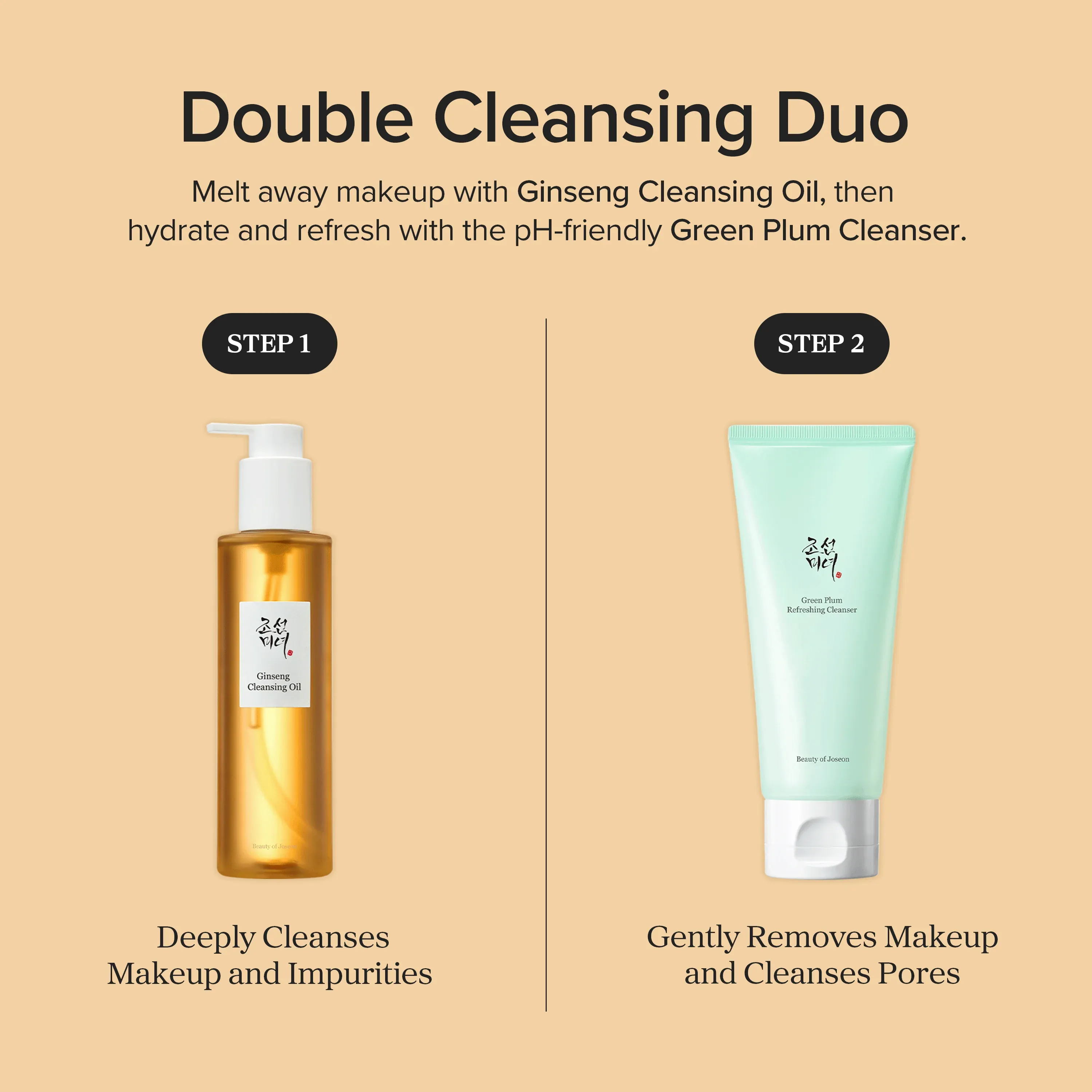 Beauty Of Joseon Ginseng Cleansing Oil 210ml For Makeup Removal, Deep Cleansing & Skin Nourishment