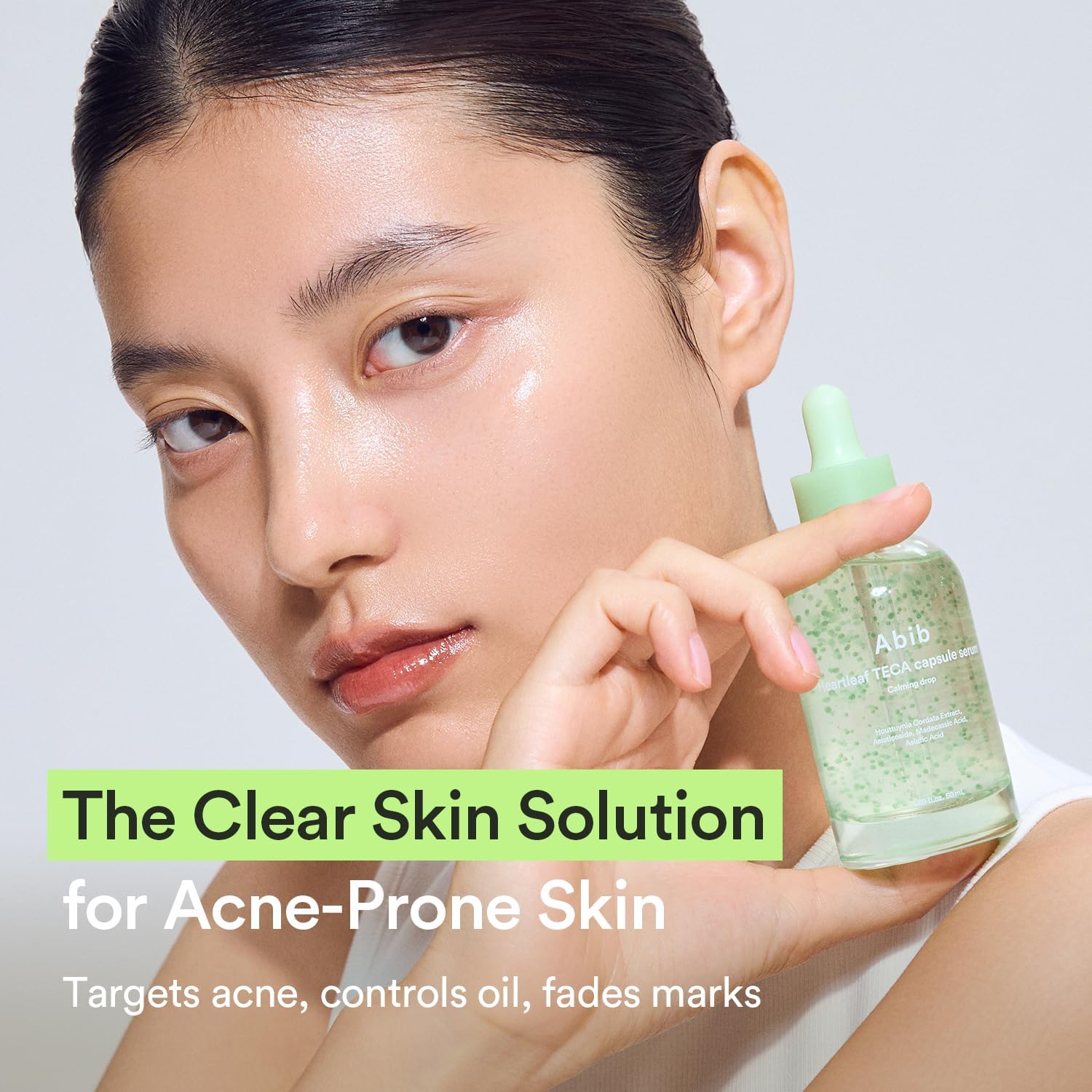 Abib Heartleaf Teca Capsule Serum Calming Drop 50ml For Soothing, Hydration & Skin Barrier Repair