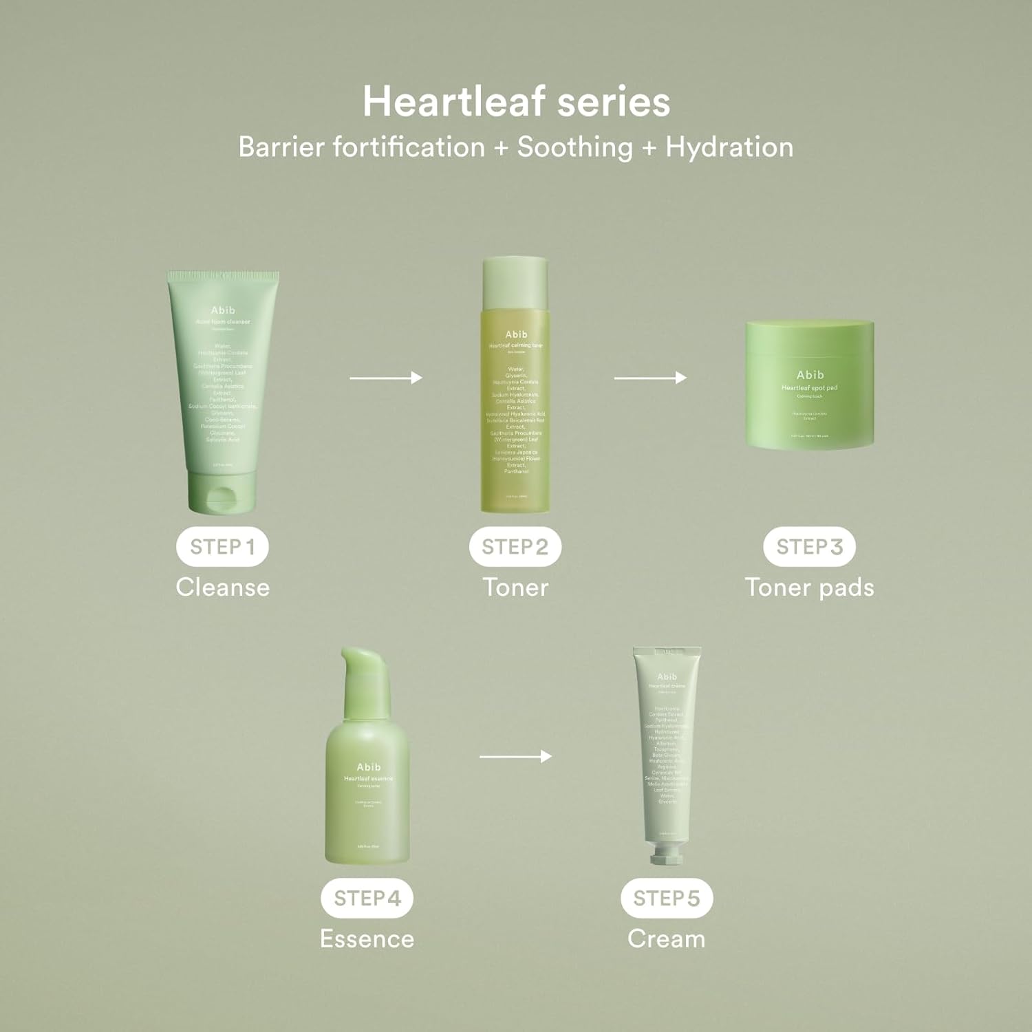 Abib Heartleaf Calming Toner Skin Booster 200ml For Soothing, Hydration & Skin Barrier Support