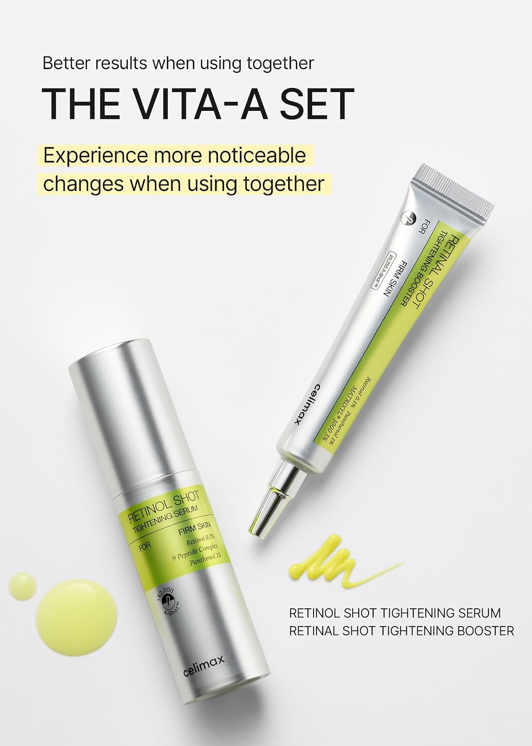 Celimax Vita-a Retinal Shot Tightening Serum 30ml For Anti-aging, Firming & Wrinkle Care