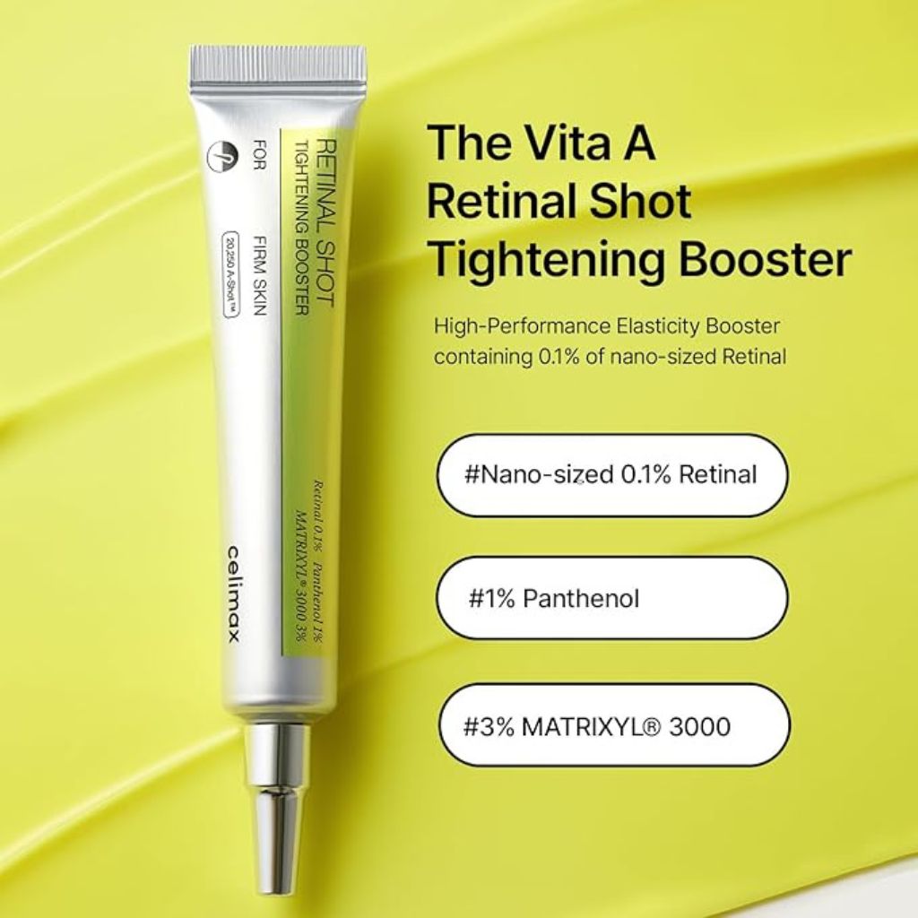 Celimax Vita-a Retinal Shot Tightening Booster 15ml For Intensive Firming, Wrinkle Care & Skin Renewal