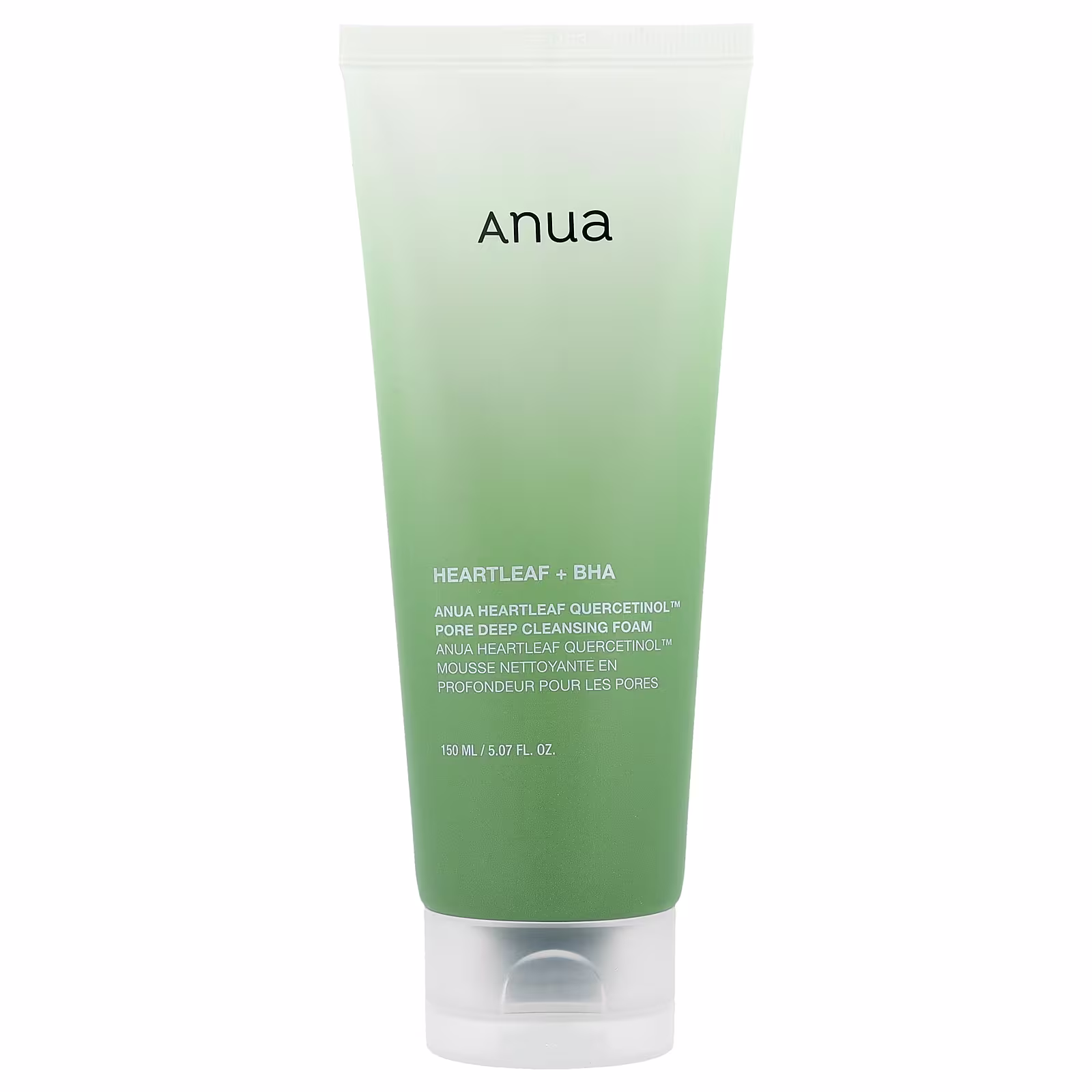 Anua Heartleaf Bha Quercetinol Pore Deep Cleansing Foam 150ml For Deep Cleansing, Pore Care & Oil Control