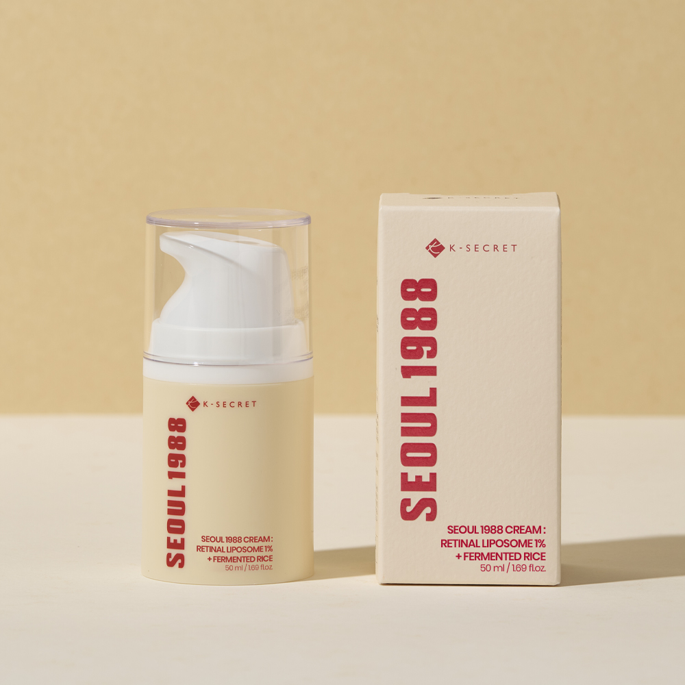 K-secret Seoul 1988 Retinal Lipo Cream 1% + Fermented Rice 50ml For Anti-aging, Wrinkle Care & Firming