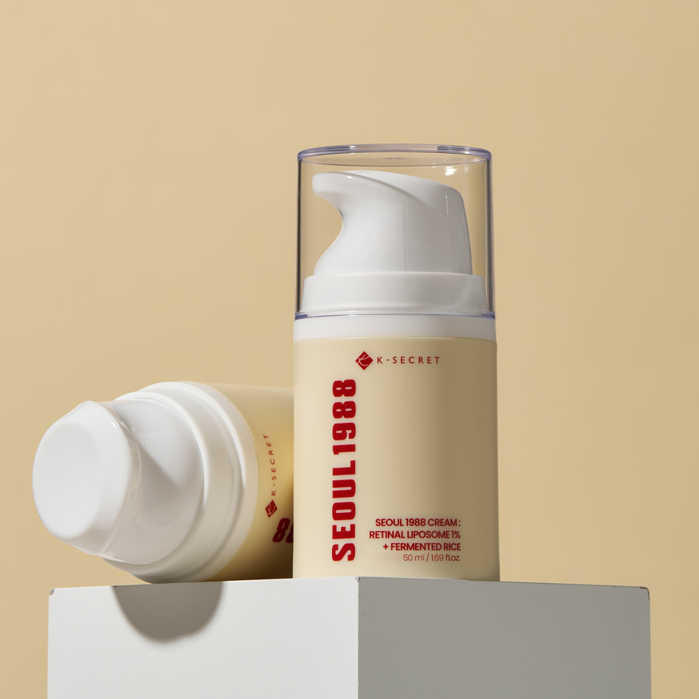 K-secret Seoul 1988 Retinal Lipo Cream 1% + Fermented Rice 50ml For Anti-aging, Wrinkle Care & Firming