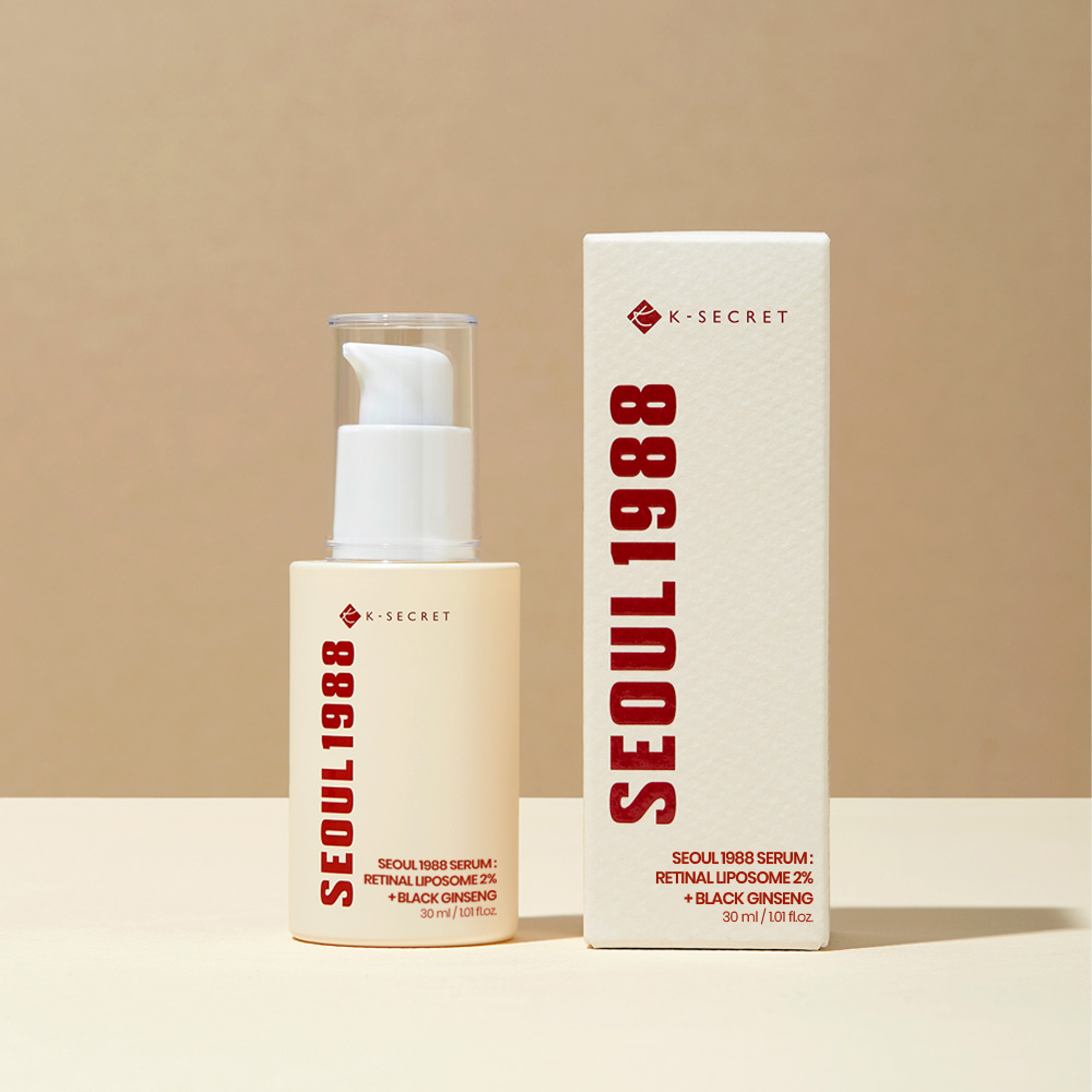 K-secret Seoul 1988 Retinal Lipo Serum 2% + Black Ginseng 30ml For Anti-aging, Firming & Wrinkle Care