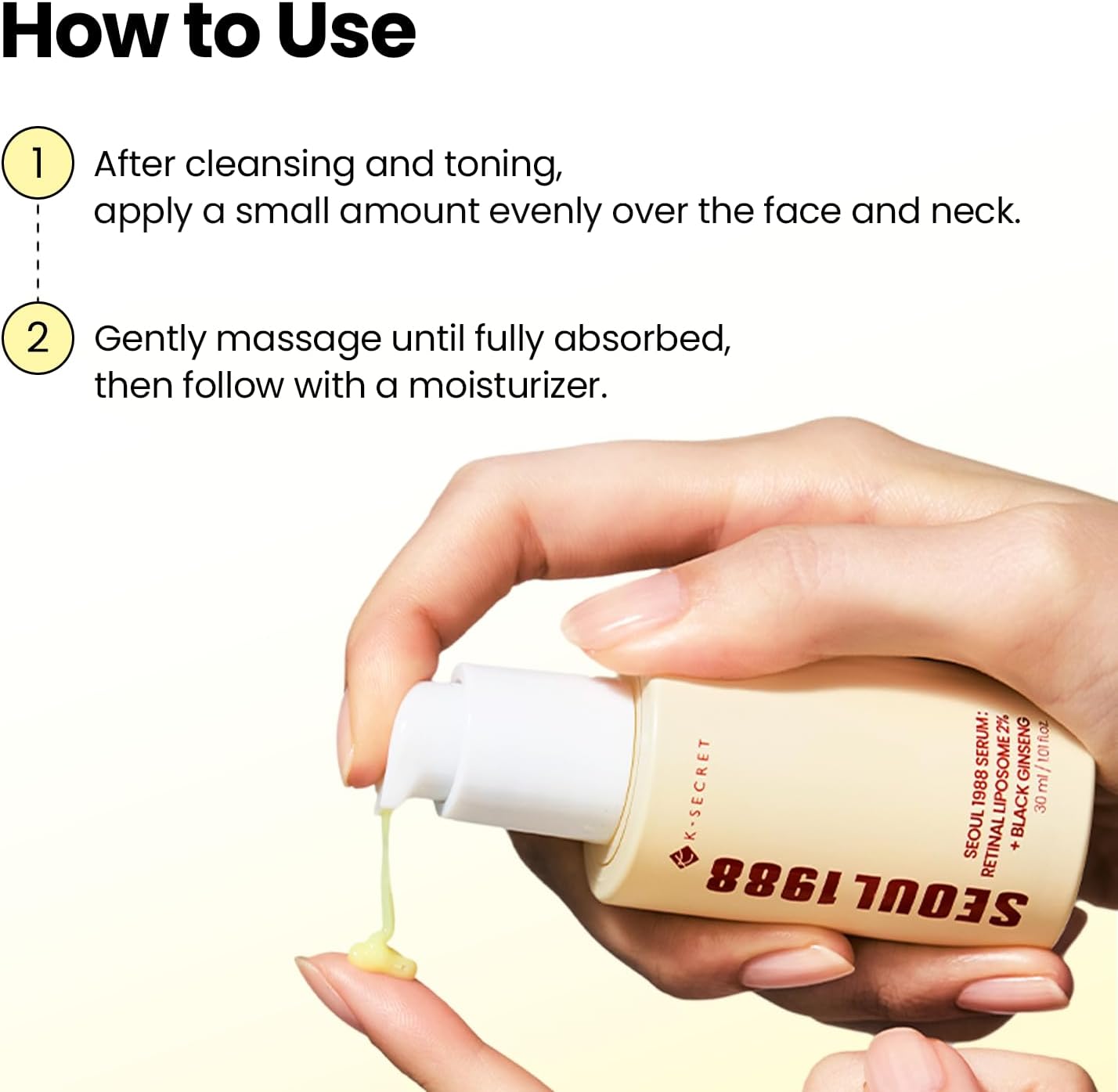 K-secret Seoul 1988 Retinal Lipo Serum 2% + Black Ginseng 30ml For Anti-aging, Firming & Wrinkle Care