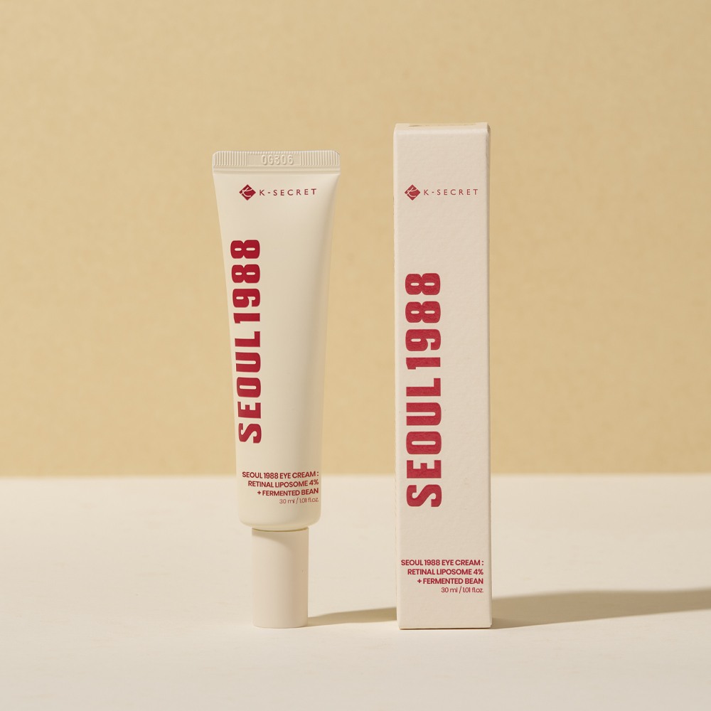 K-secret Seoul 1988 Retinal Lipo Eye Cream 4% + Fermented Bean 30ml For Wrinkle Care, Firming & Dark Circles