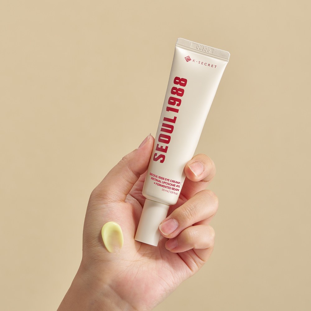 K-secret Seoul 1988 Retinal Lipo Eye Cream 4% + Fermented Bean 30ml For Wrinkle Care, Firming & Dark Circles