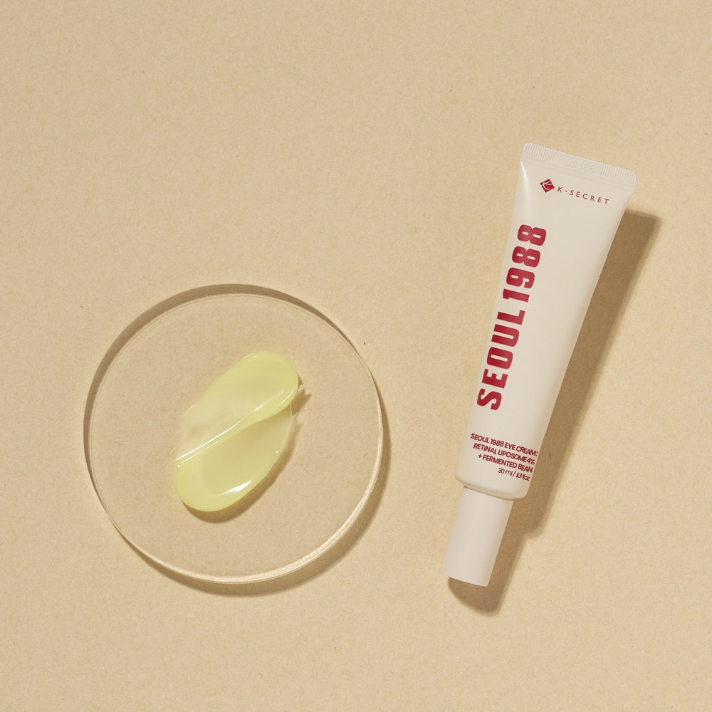 K-secret Seoul 1988 Retinal Lipo Eye Cream 4% + Fermented Bean 30ml For Wrinkle Care, Firming & Dark Circles