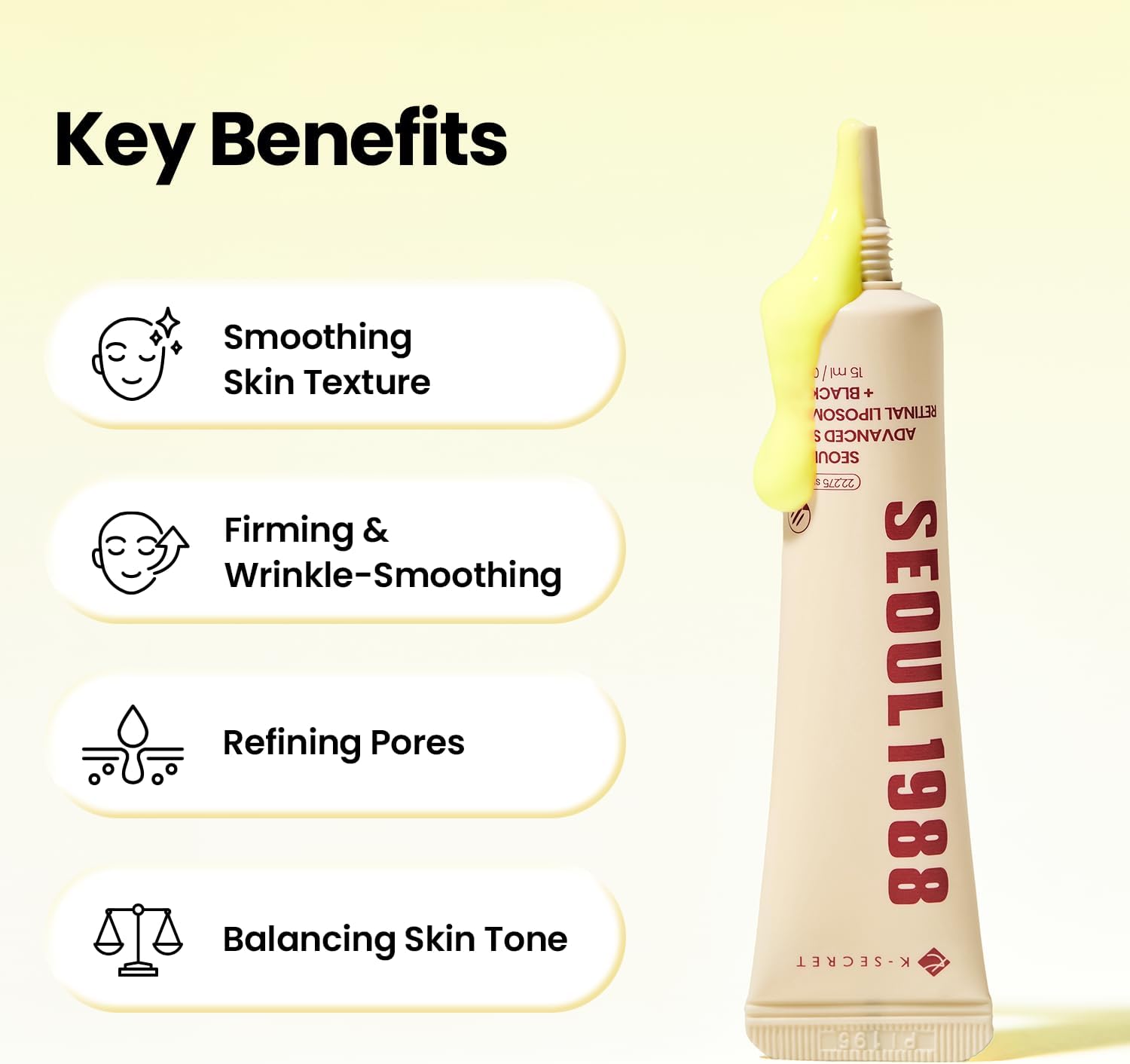 K-secret Seoul 1988 Advanced Shot Retinal Liposome 12% + Black Rice 15ml For Intensive Anti-aging, Firming & Wrinkle Care