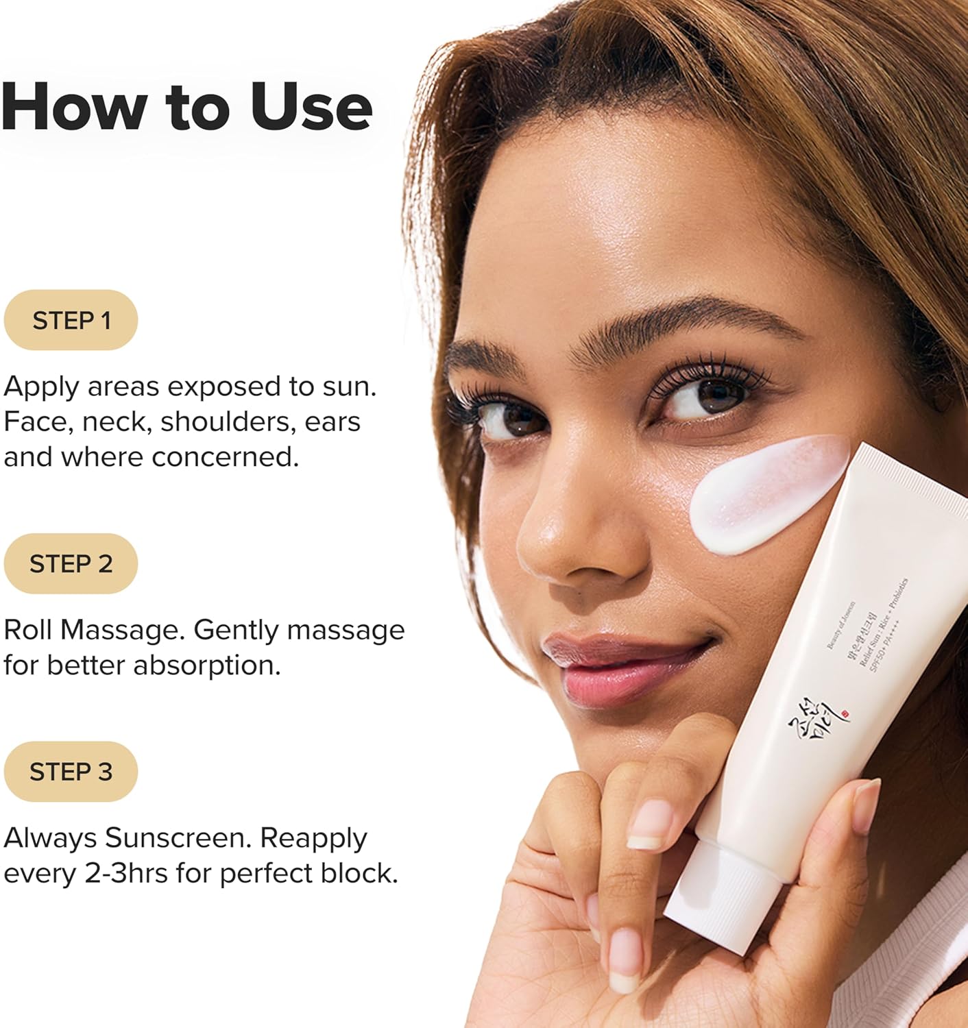 Beauty Of Joseon Relief Sun Spf50+ Pa++++ Rice + Probiotics 50ml For Daily Uv Protection & Hydration