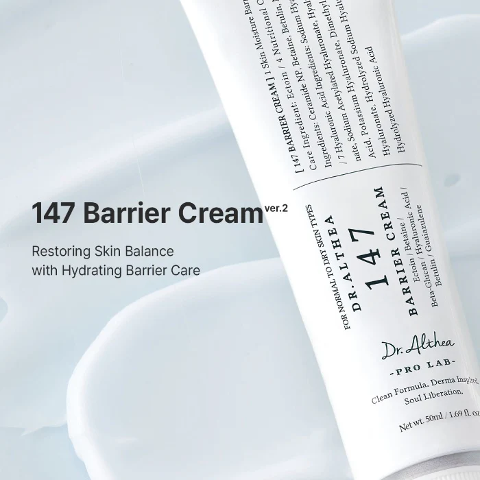 Dr. Althea 147 Barrier Cream 50ml For Skin Barrier Repair, Long-lasting Hydration & Sensitive Skin