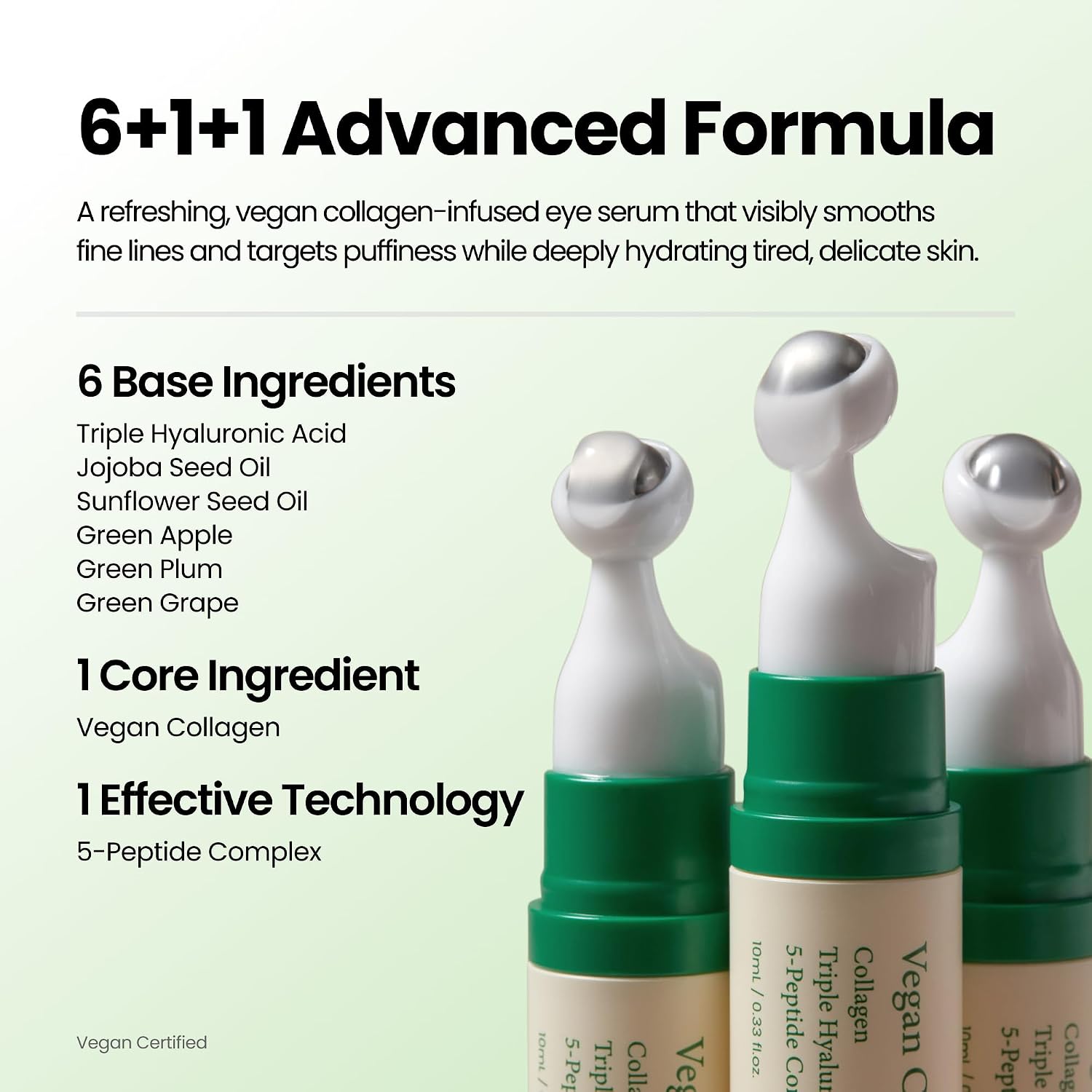Axis-y Vegan Collagen Eye Serum 10ml For Firming, Hydration & Dark Circle Care