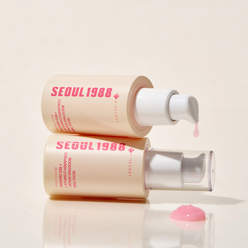K-secret Seoul 1988 Boosting Serum Collagen Complex 7 + Red Ginseng 30ml For Firming, Elasticity & Skin Renewal