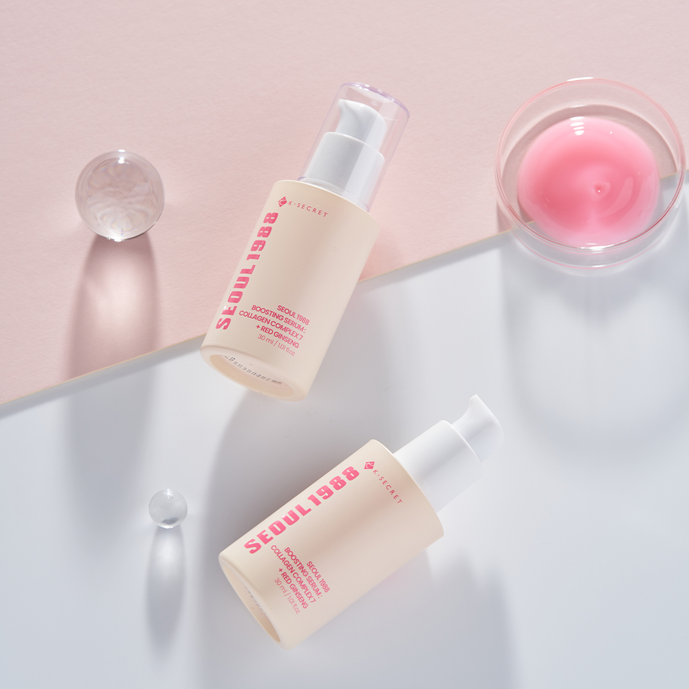 K-secret Seoul 1988 Boosting Serum Collagen Complex 7 + Red Ginseng 30ml For Firming, Elasticity & Skin Renewal