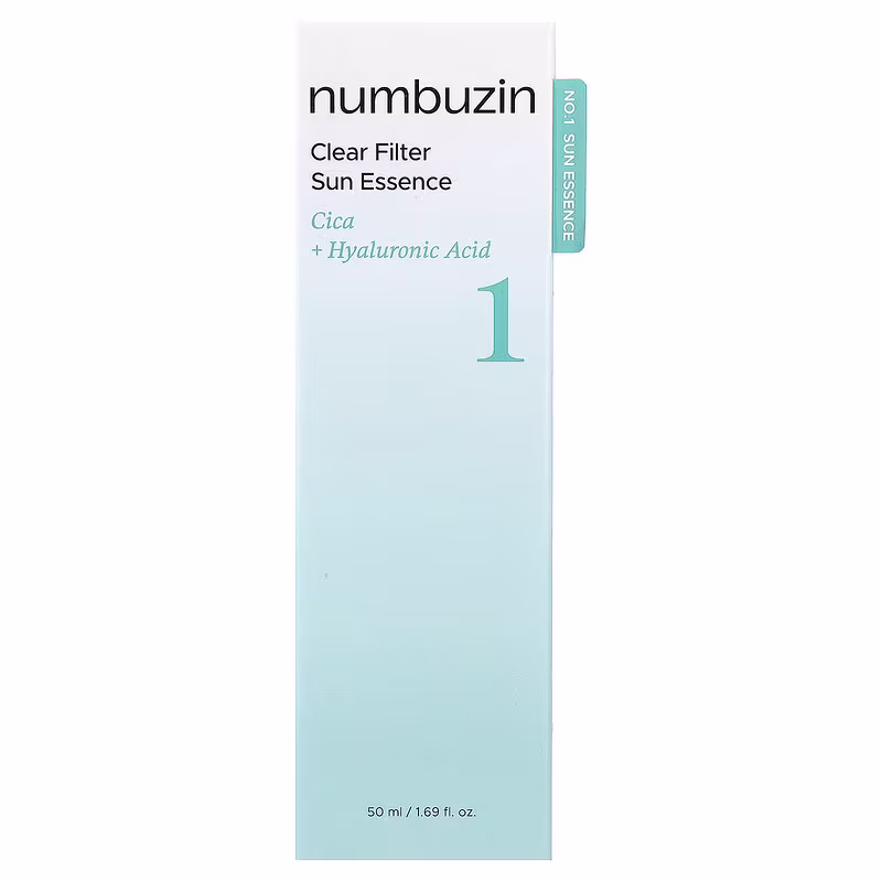 Numbuzin No.1 Clear Filter Sun Essence Spf50+ Pa++++ 50ml For Lightweight Uv Protection & Hydration