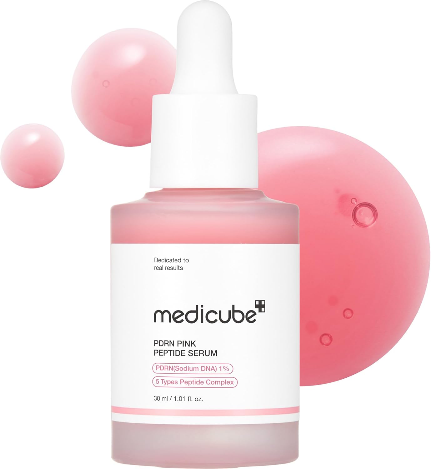 Medicube Pdrn Pink Peptide Serum 30ml For Skin Repair, Firming & Collagen Support