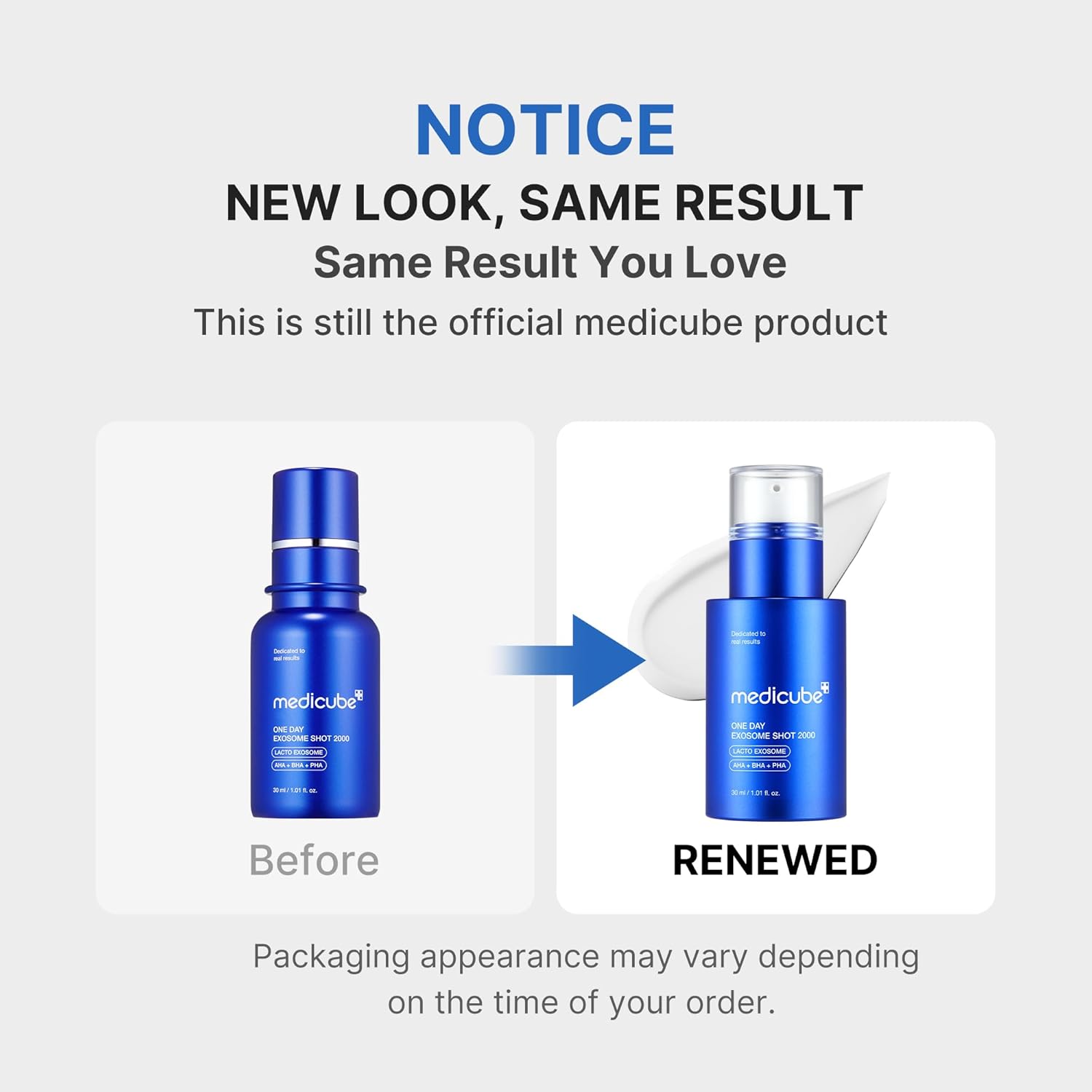Medicube One Day Exosome Shot 2000 Pore Serum 30ml For Pore Tightening, Skin Renewal & Refining