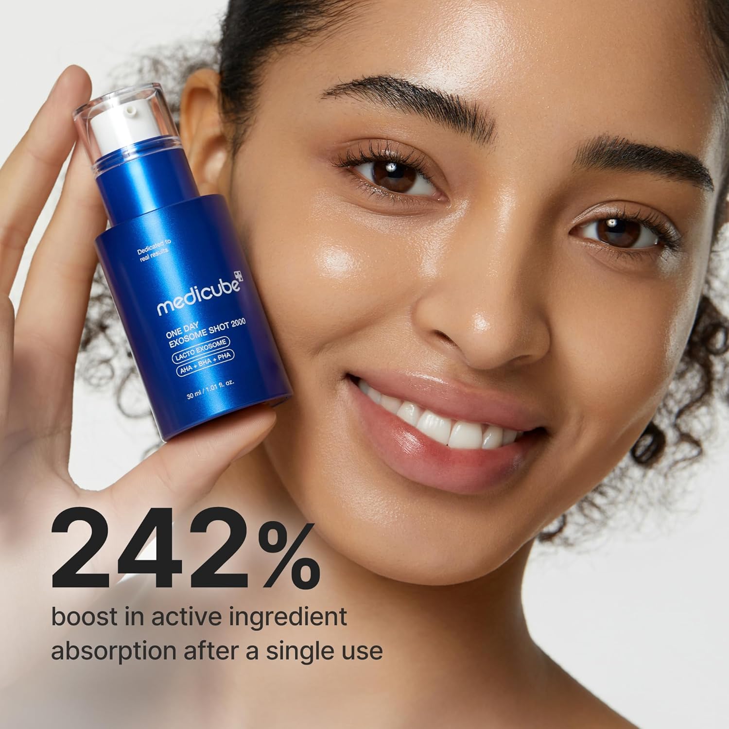 Medicube One Day Exosome Shot 2000 Pore Serum 30ml For Pore Tightening, Skin Renewal & Refining