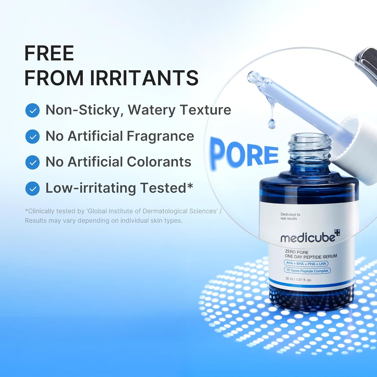 Medicube Zero Pore One Day Peptide Serum 30ml For Pore Tightening, Firming & Smooth Skin