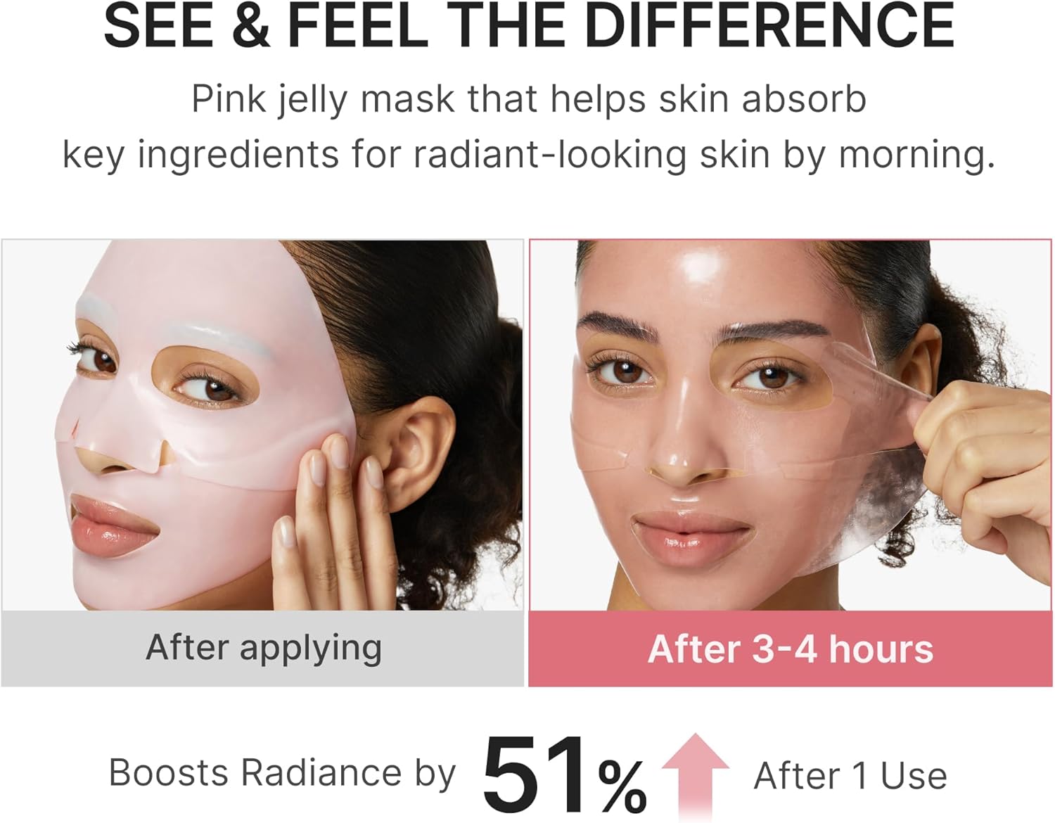 Medicube Pdrn Pink Collagen Gel Mask Single Sheet For Firming, Deep Hydration & Skin Elasticity