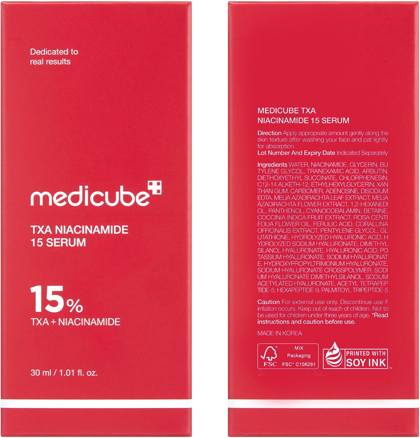 Medicube Txa Niacinamide 15 Serum 30ml For Dark Spot Correction, Brightening & Even Skin Tone