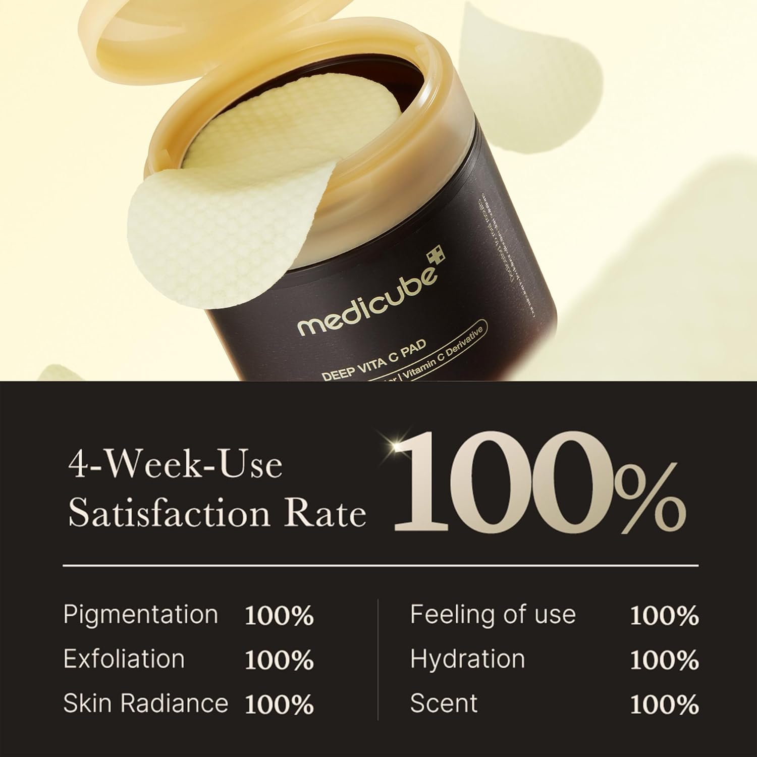 Medicube Deep Vita C Pad 70 Pads For Brightening, Dark Spots & Skin Radiance
