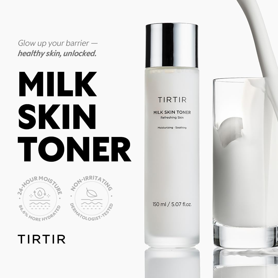 Tirtir Milk Skin Toner 150ml For Deep Hydration, Brightening & Skin Barrier Support