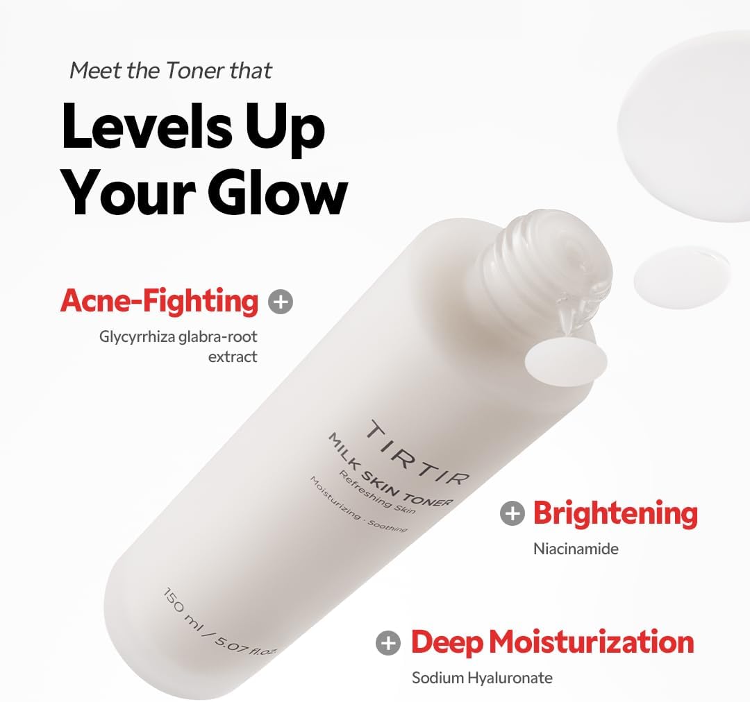 Tirtir Milk Skin Toner 150ml For Deep Hydration, Brightening & Skin Barrier Support