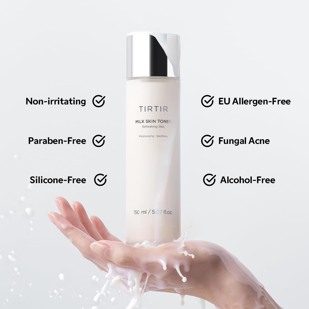 Tirtir Milk Skin Toner 150ml For Deep Hydration, Brightening & Skin Barrier Support