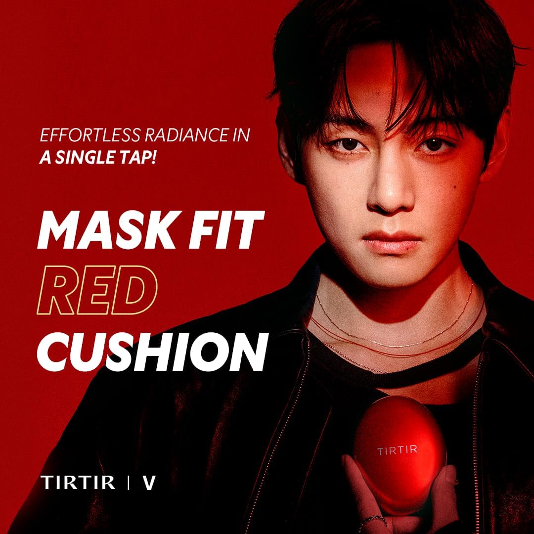 Tirtir Mask Fit Red Cushion 23n Sand Spf40 Pa++ 18g For Long-lasting Flawless Coverage