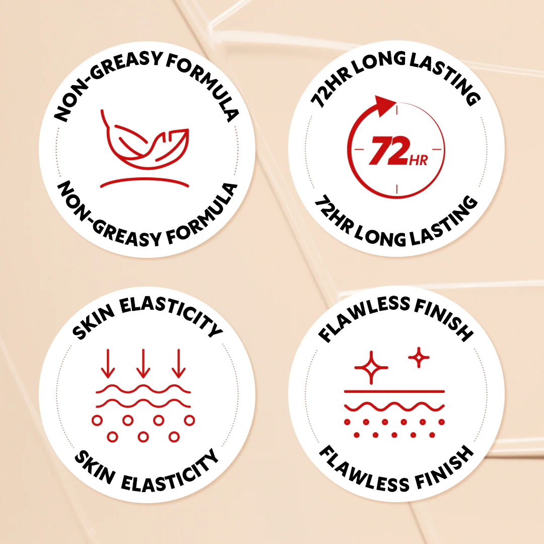 Tirtir Mask Fit Red Cushion 21w Natural Ivory Spf40 Pa++ 18g For Long-lasting Flawless Coverage