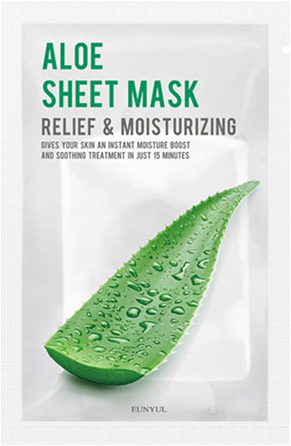 Eunyul Purity Aloe Sheet Mask 22ml For Soothing, Hydration & Skin Barrier Care