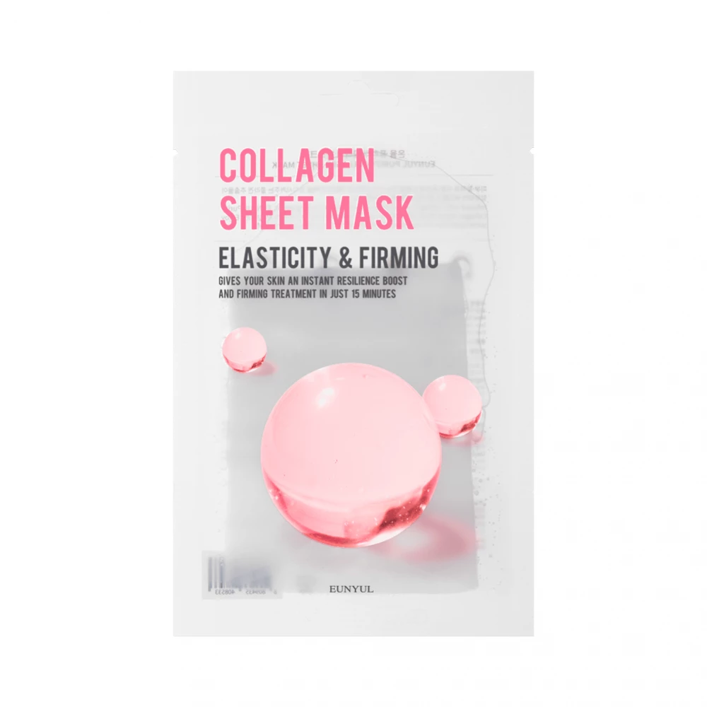 Eunyul Purity Collagen Sheet Mask 22ml For Firming, Hydration & Skin Elasticity