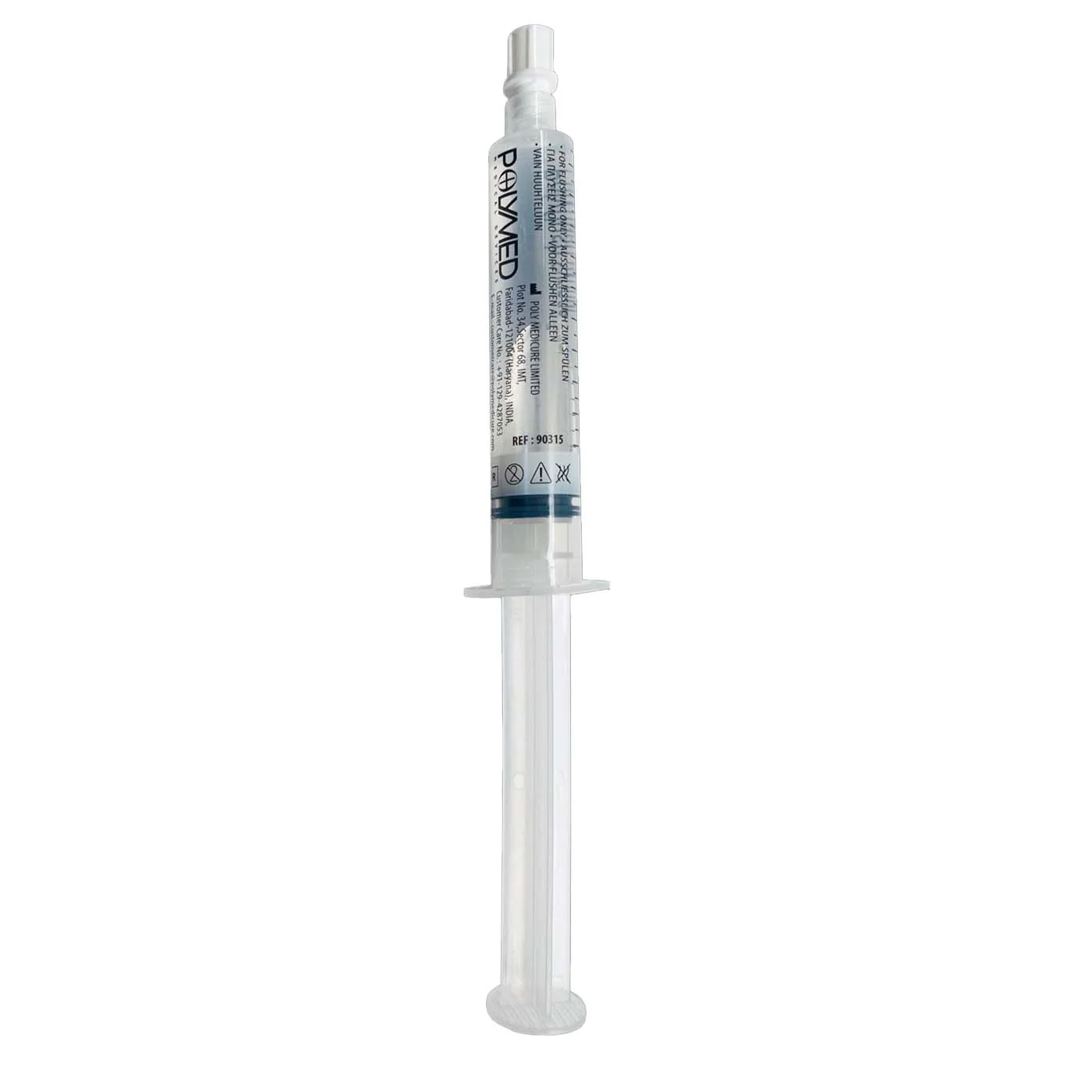 Polyflush Sodium Chloride 0.9% Prefilled Flush Syringe 10ml 5's – Ready-to-use Vascular Access Device Flush