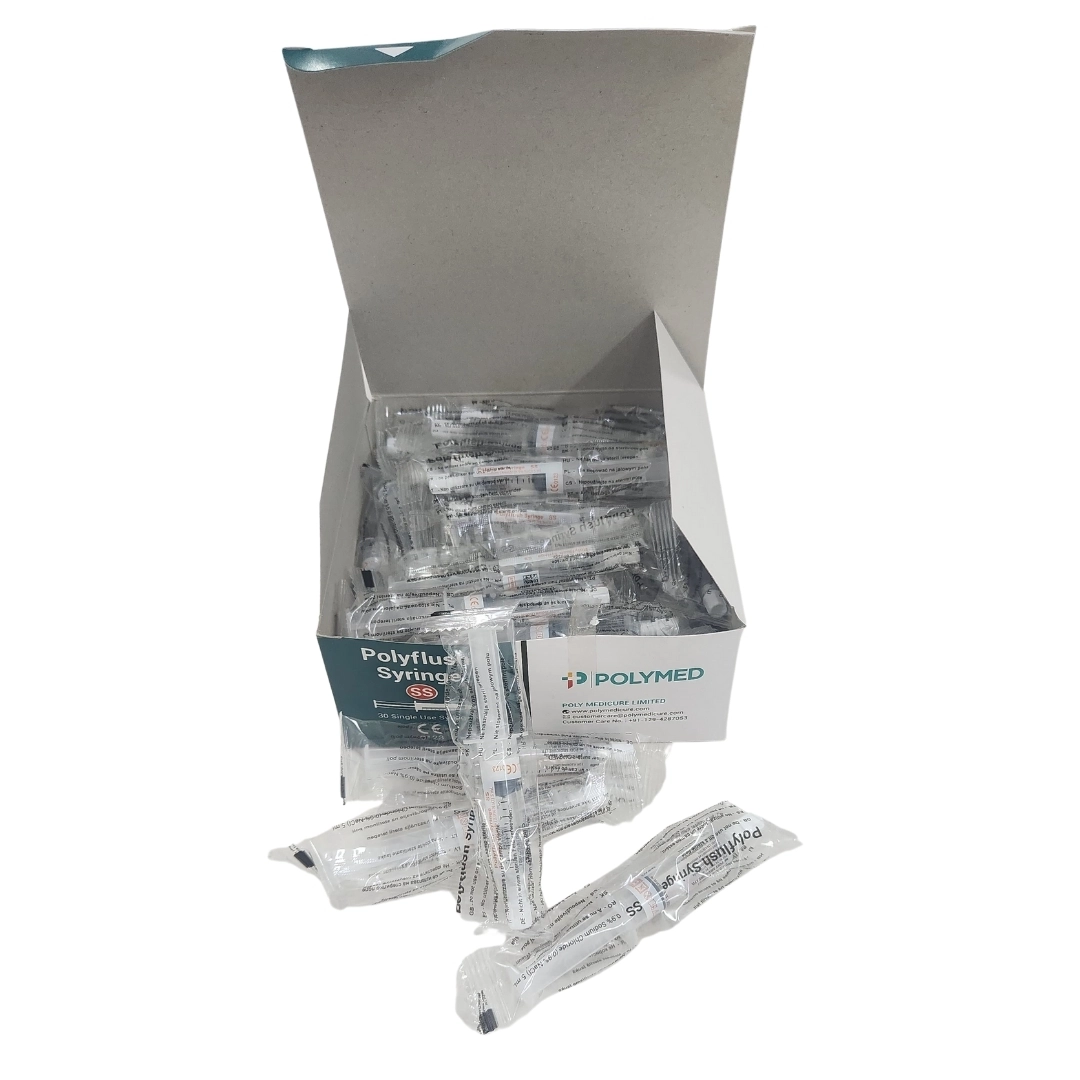 Polyflush Sodium Chloride 0.9% Prefilled Flush Syringe 10ml 5's – Ready-to-use Vascular Access Device Flush