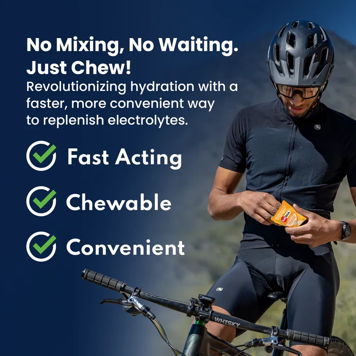 Saltstick Fastchews Electrolyte Zesty Lemon-lime 10 Tablets – Rapid Electrolyte Replenishment