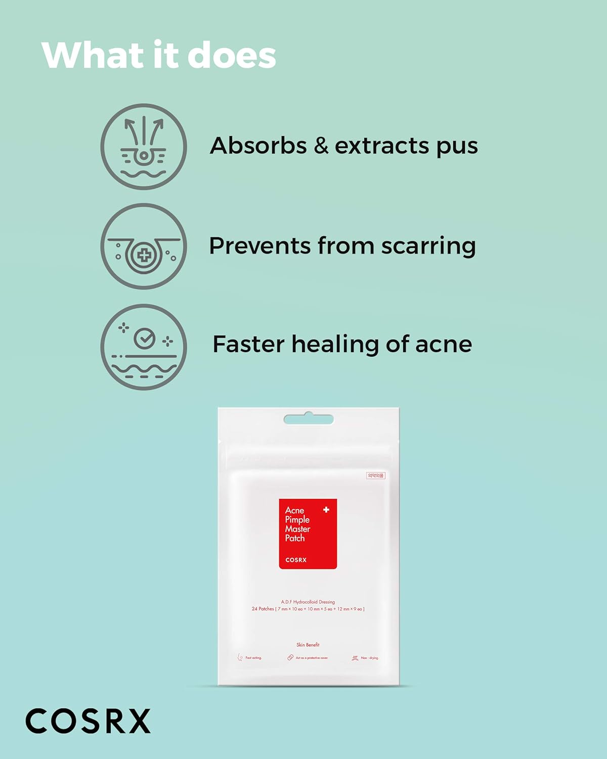 Cosrx Acne Pimple Master Patch 24 Patches For Acne Spot Treatment & Blemish Care