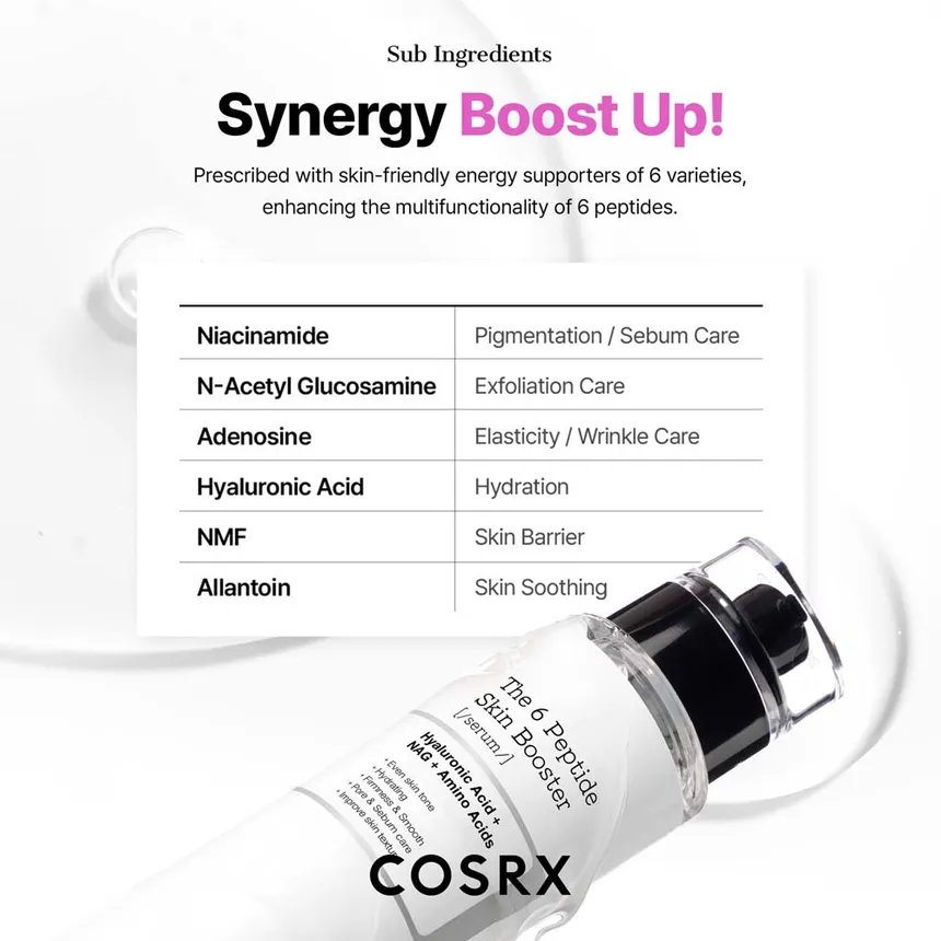 Cosrx The 6 Peptide Skin Booster Serum 150ml For Firming, Hydration & Anti-aging Care