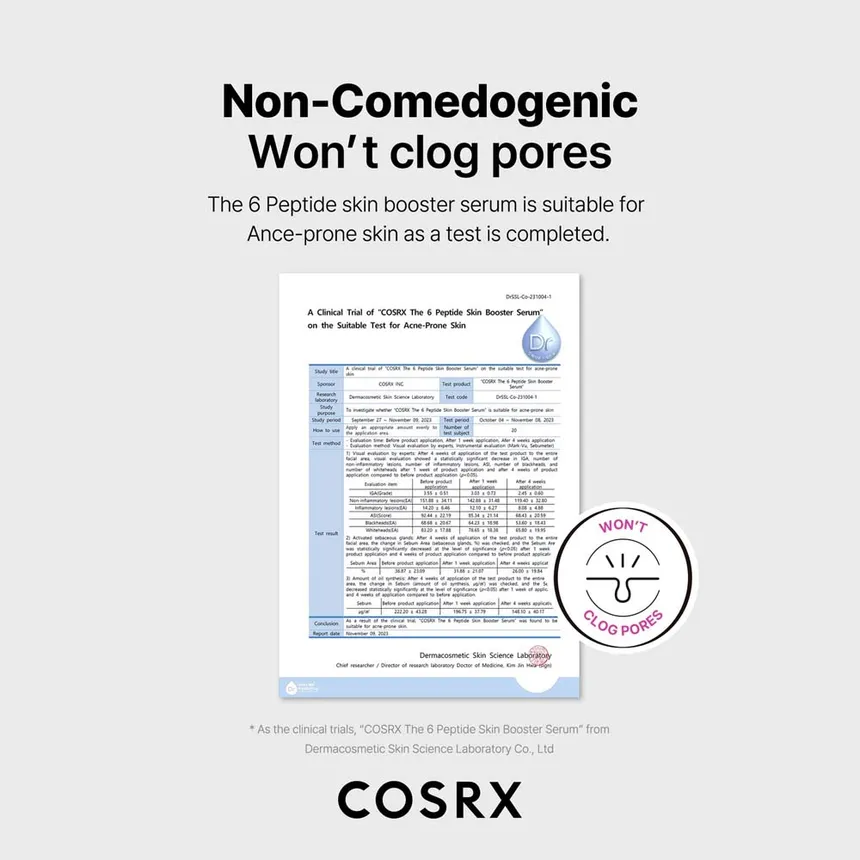 Cosrx The 6 Peptide Skin Booster Serum 150ml For Firming, Hydration & Anti-aging Care