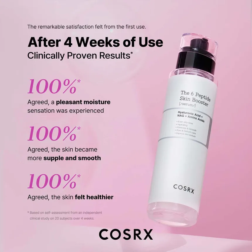 Cosrx The 6 Peptide Skin Booster Serum 150ml For Firming, Hydration & Anti-aging Care