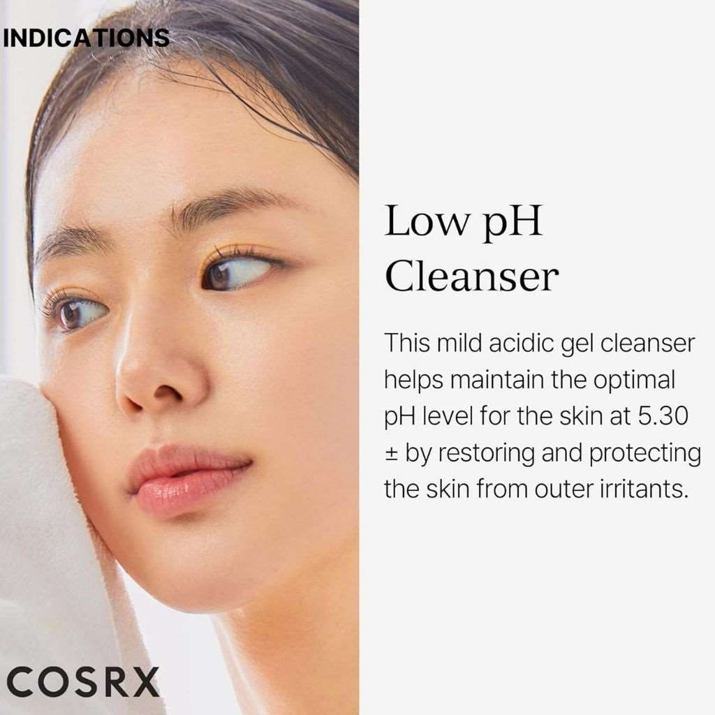Cosrx Low Ph Good Morning Gel Cleanser 150ml For Gentle Cleansing & Healthy Skin Balance