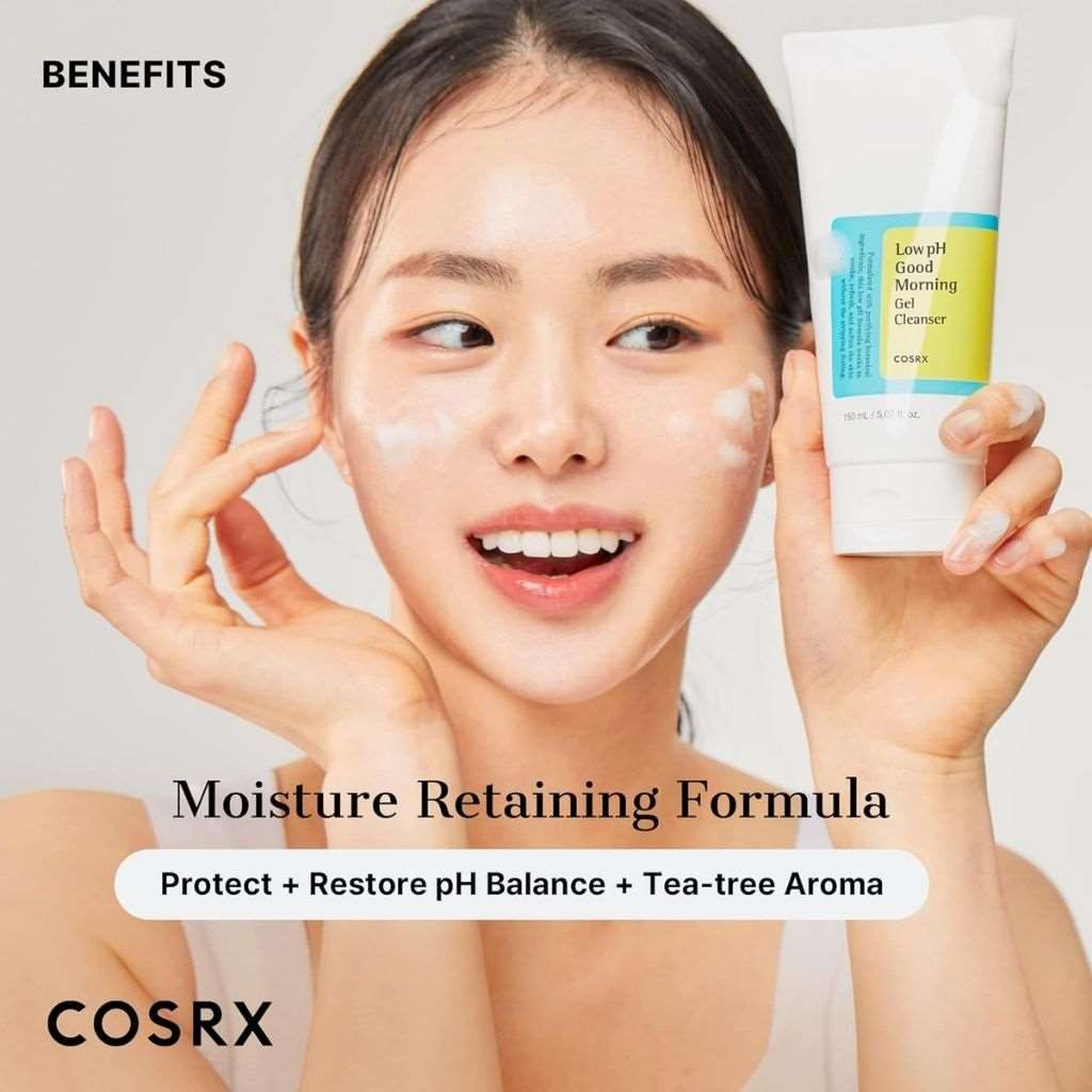 Cosrx Low Ph Good Morning Gel Cleanser 150ml For Gentle Cleansing & Healthy Skin Balance